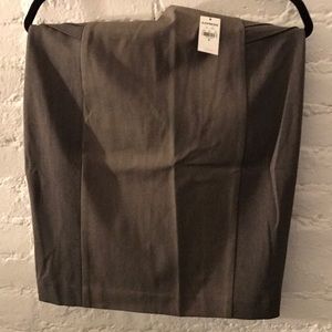 Express pencil skirt brown